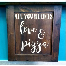 SIGN (LOVE & PIZZA)