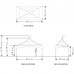 10 X 20 FRAME PARTY CANOPY WHITE