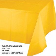 Tablecloth School Bus Yellow 54x108