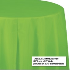 Tablecloth Lime Green 82 inch Round