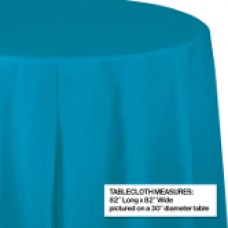 Tablecloth Turquoise 82 inch Round