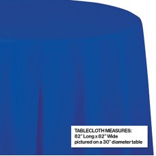 Tablecloth Blue 82 inch Round
