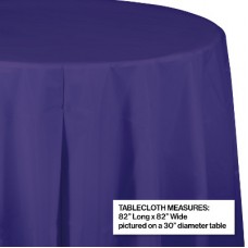 Tablecloth Purple 82 inch round