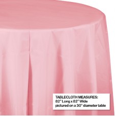 Tablecloth Pink 82 inch Round