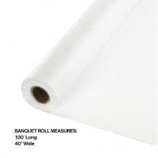 Tableroll Plastic White 100x40