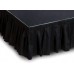 24 IN TALL X 8 FT LONG BLACK STAGE SKIRTING