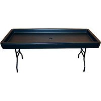 6 FT FILL N CHILL ICE TABLE BLACK