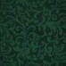 108 INCH ROUND HUNTER GREEN DAMASK TABLE LINEN