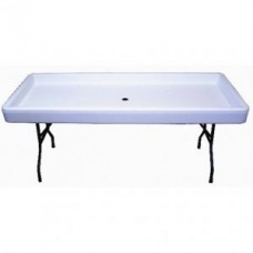 6 FT FILL N CHILL ICE TABLE WHITE
