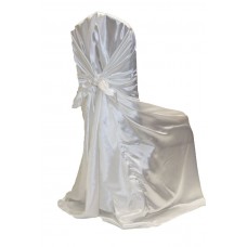 WHITE CHAIR COVER (UNIVERSAL)