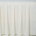 24 IN TALL X 18 FT  LONG IVORY STAGE SKIRTING