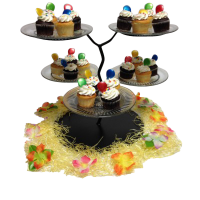 5 TIERED PLATE BUFFET SERVING TRAY